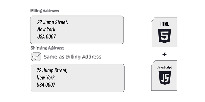 How to make Billing Address Same as Shipping Address