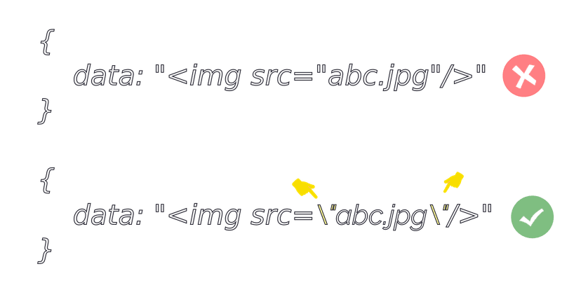 How to Give HTML Tags in JSON File - HTML in JSON Objects