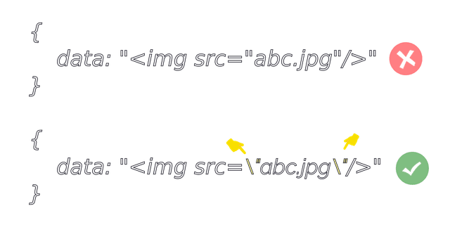 How to Give HTML Tags in JSON File - HTML in JSON Objects