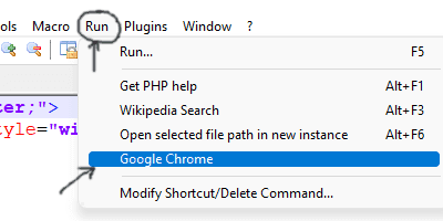 How to run HTML program - Notepad, Notepad++ and Sublime